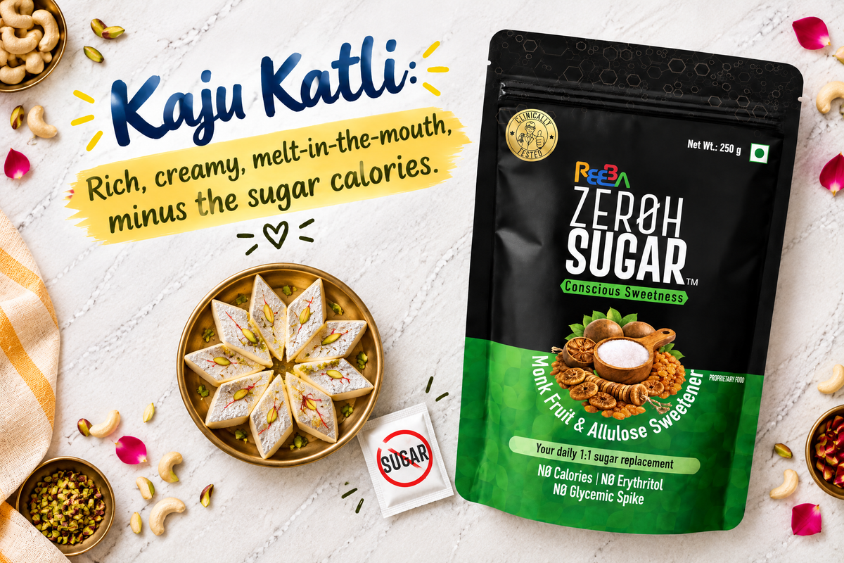 Kaju Katli: Rich, Creamy, Melt-in-the-Mouth, Minus the Sugar Calories
