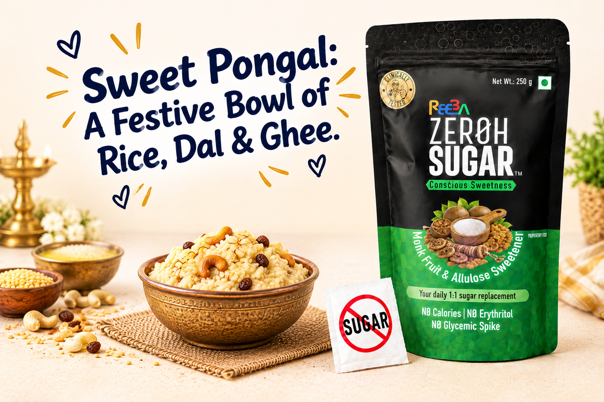 Sweet Pongal: A Festive Bowl of Rice, Dal & Ghee