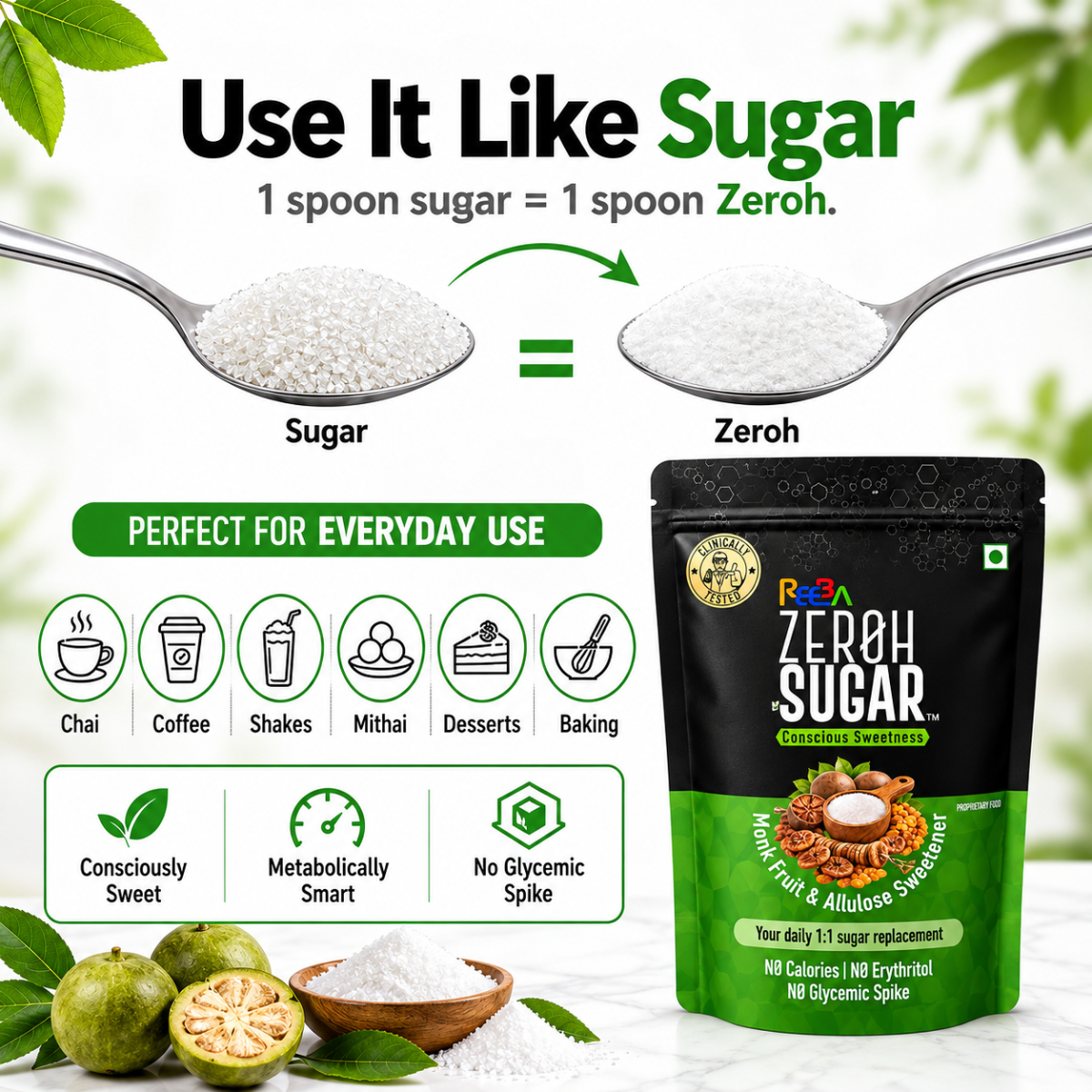 Zerøh Sugar — 950g