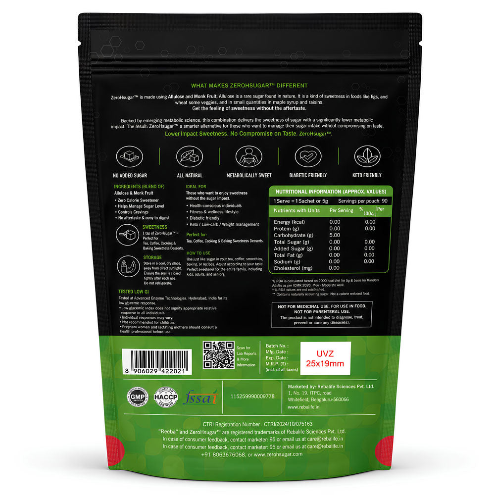 Zerøh Sugar — 950g